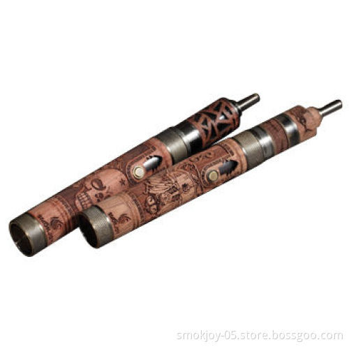 High quality Smokjoy ecig mod N fire LA3/LA4 wood tank
